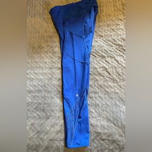 Lululemon leggings women’s size‎ 4 blue pre-owned condition